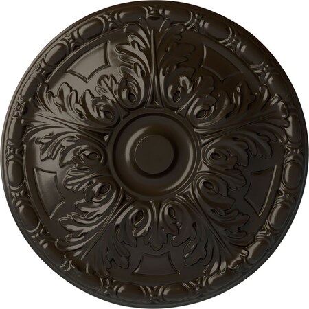 Ekena Millwork Granada Ceiling Medallion (Fits Canopies up to 4 1/4"), Hand-Painted Stone Hearth, 15 3/4"OD x 5/8"P CM16GASHF
